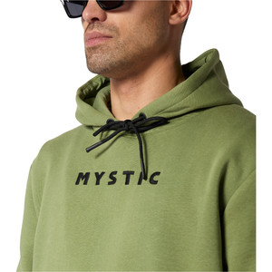2023 Mystic Mens Icon Hood Sweat 35104.230131 - Dunkel Olive
